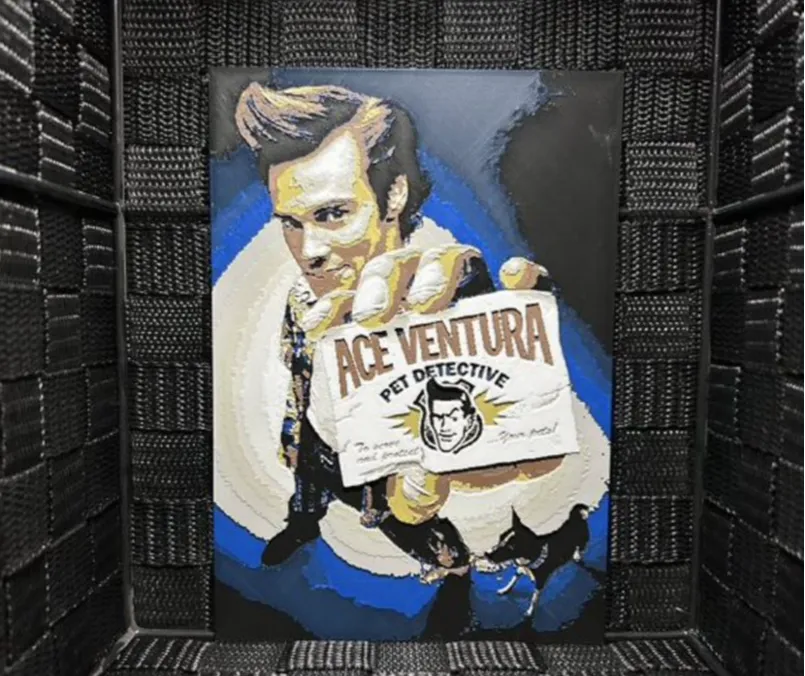 Hueforge Movie Poster - Ace Ventura -