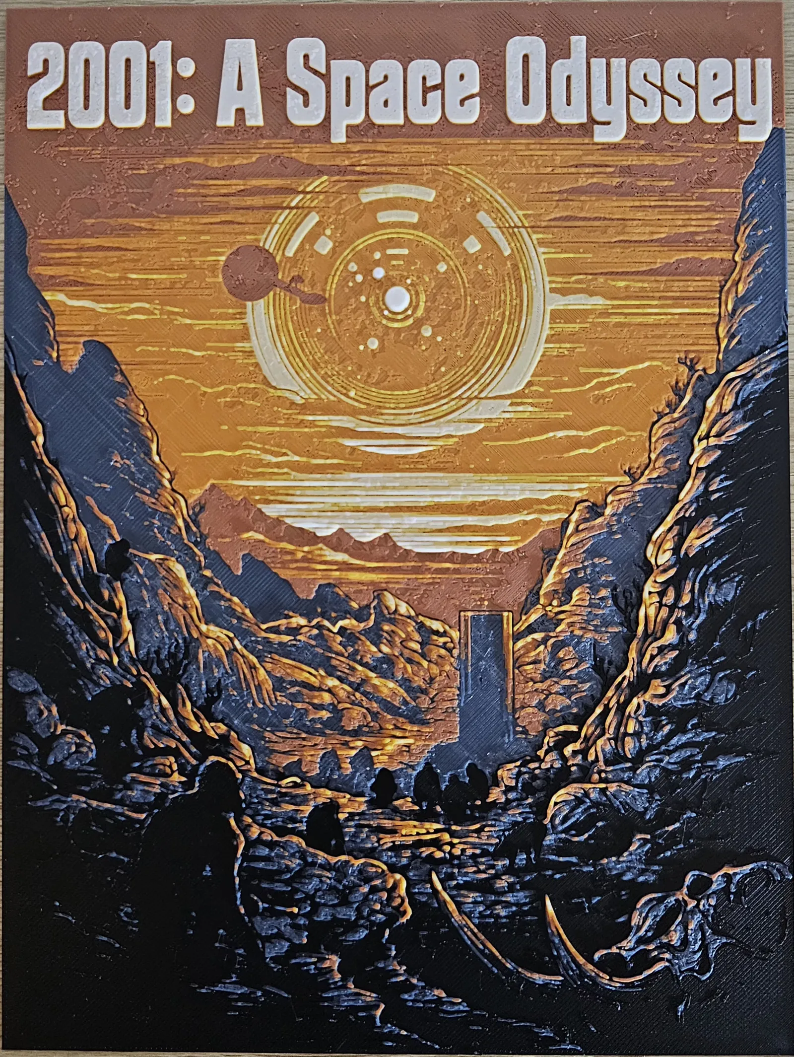 2001: A Space Odyssey Hueforge