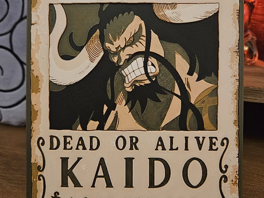 One Piece wanted poster - Kaido