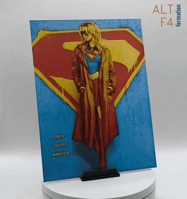 Supergirl poster - hueforge