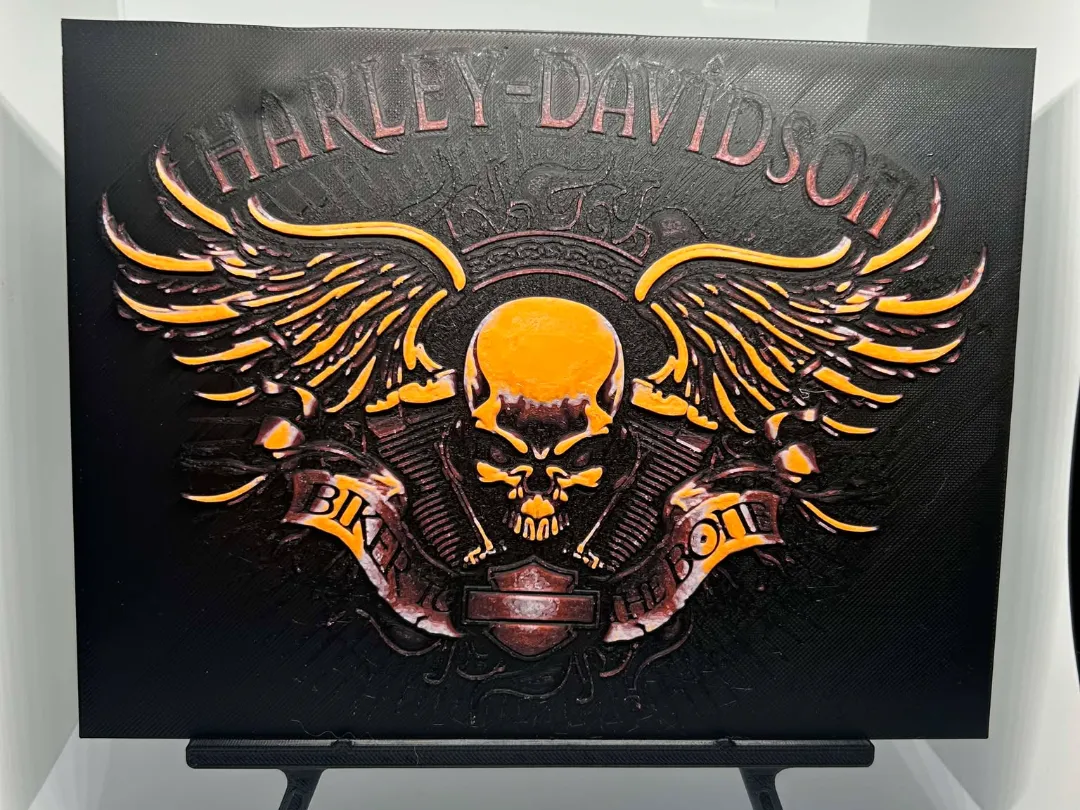 HueForge Logo Harley Davidson