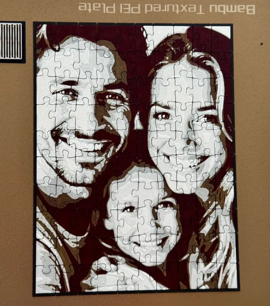 Easy to personalize Puzzle Vertical 100pcs Set