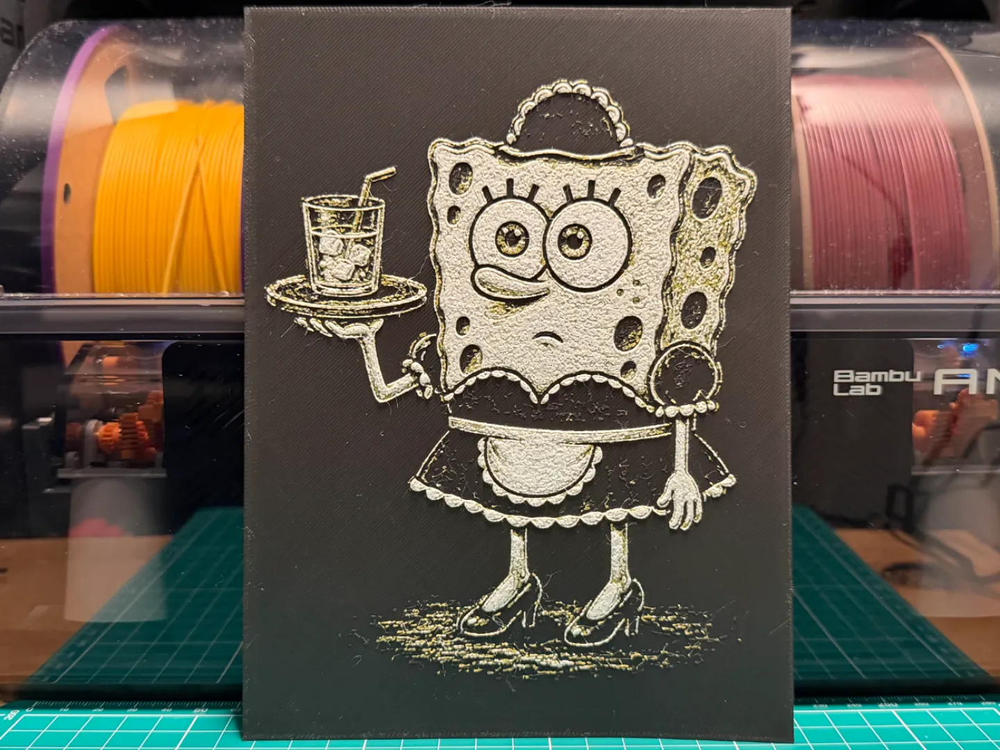 Spongebob HueForge