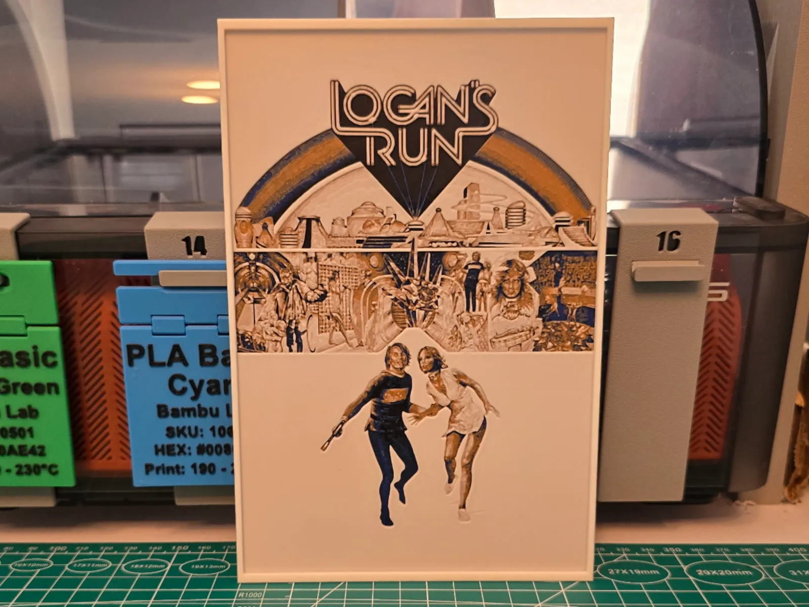 Logan's Run Movie Poster - Hueforge Art