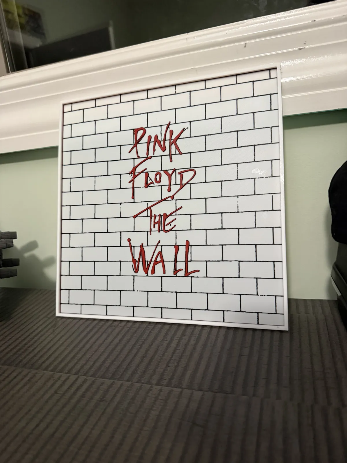 Pink Floyd The Wall album cover hueforge
