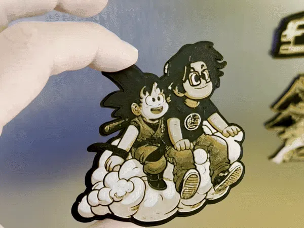 Akira Toriyama & Goku - Magnet