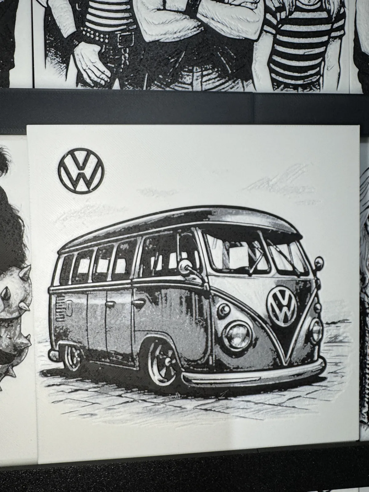 Hue Forge Karikatur VW Bulli T1