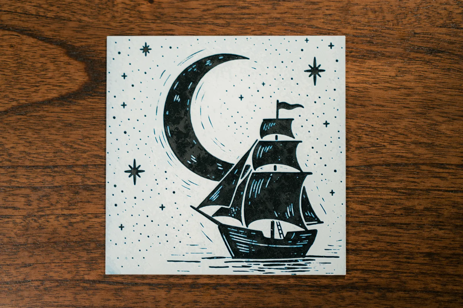 Moon and Ship