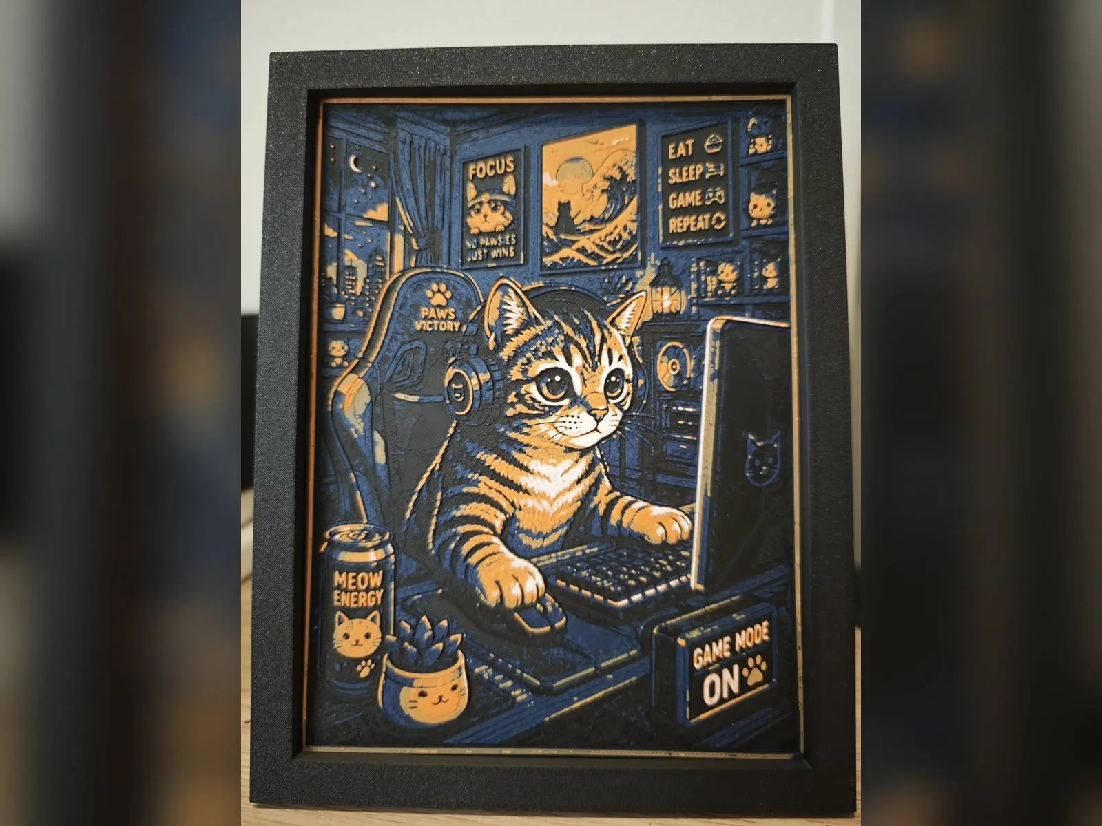 Gaming Cat Hueforge