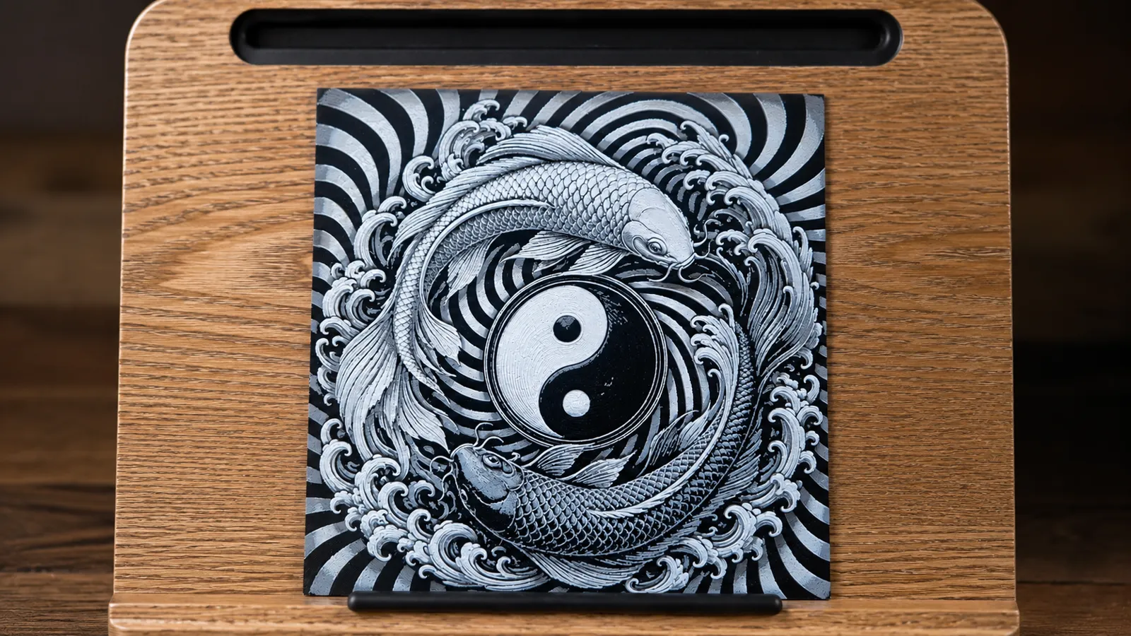 PsyKoi - Cycle of Harmony - HueForge Wall Art