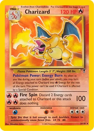 Charizard Pokemon Card - Hueforge