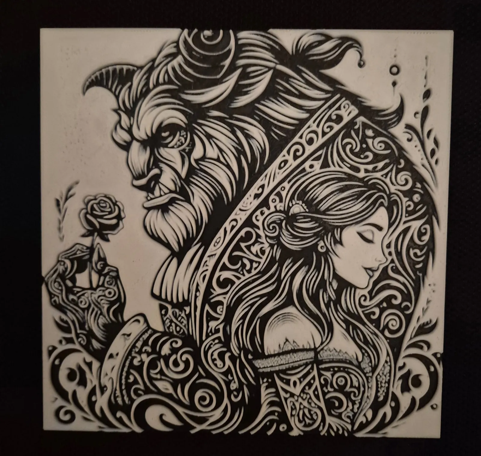 Beauty and the Beast hueforge