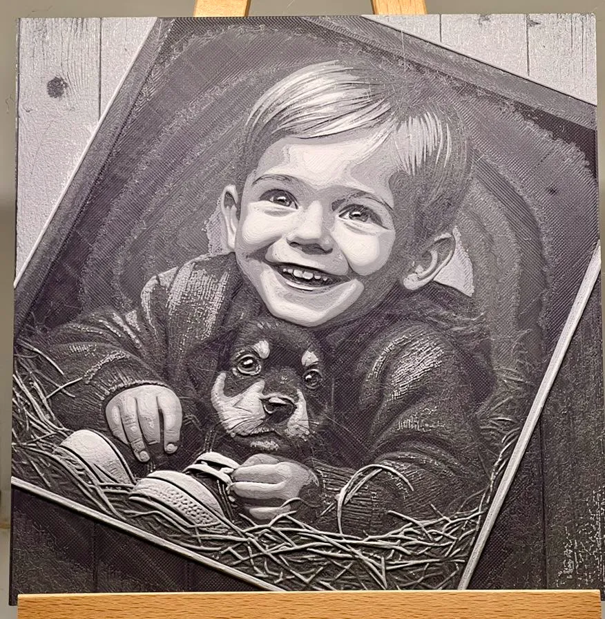 A boy and his puppy #3
