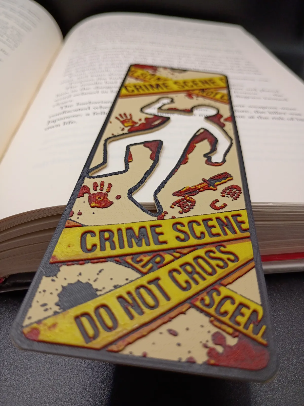 Crime Scene, Mystery Bookmark