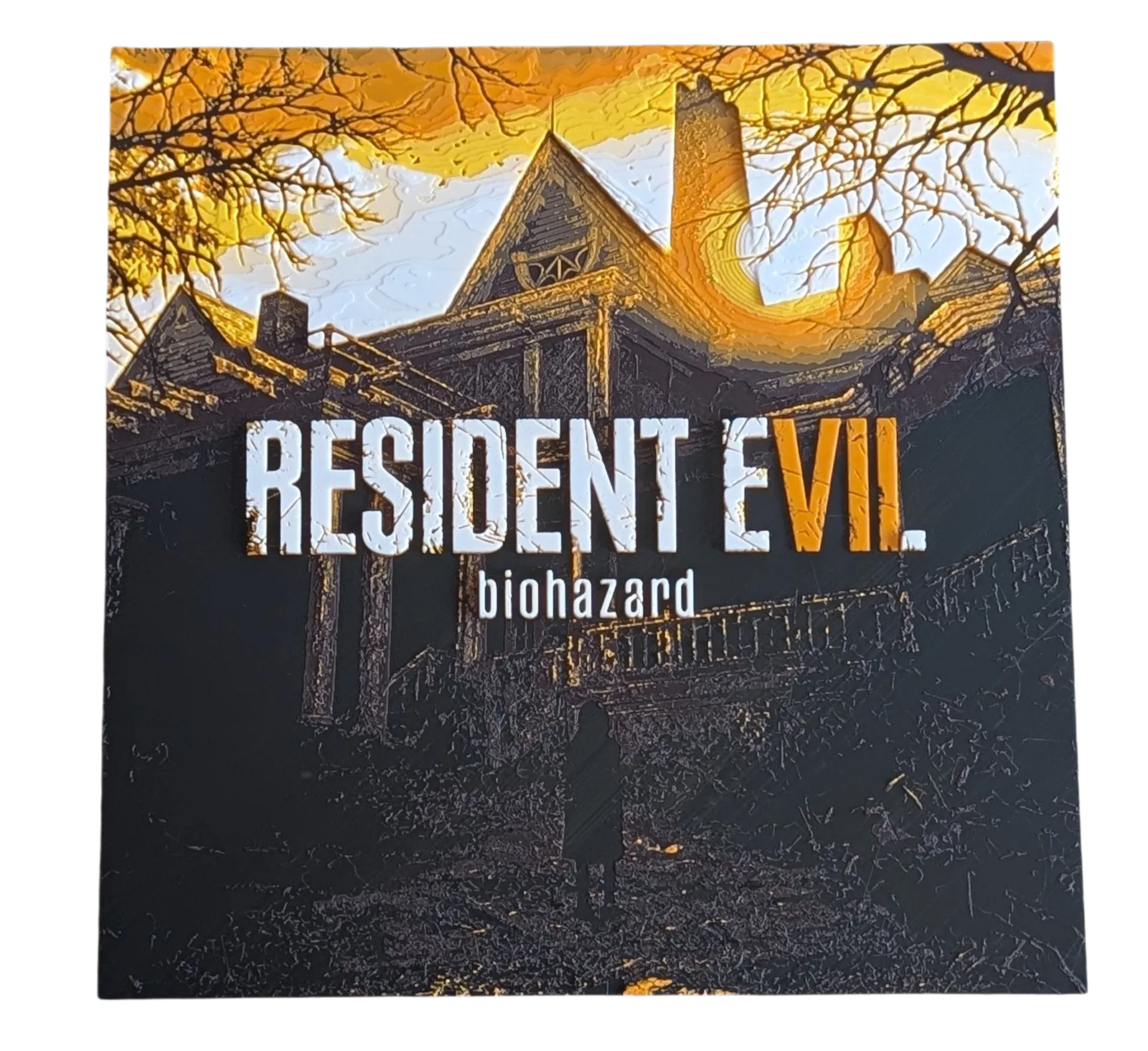Resident Evil 7 – HueForge Wall Art with Frame