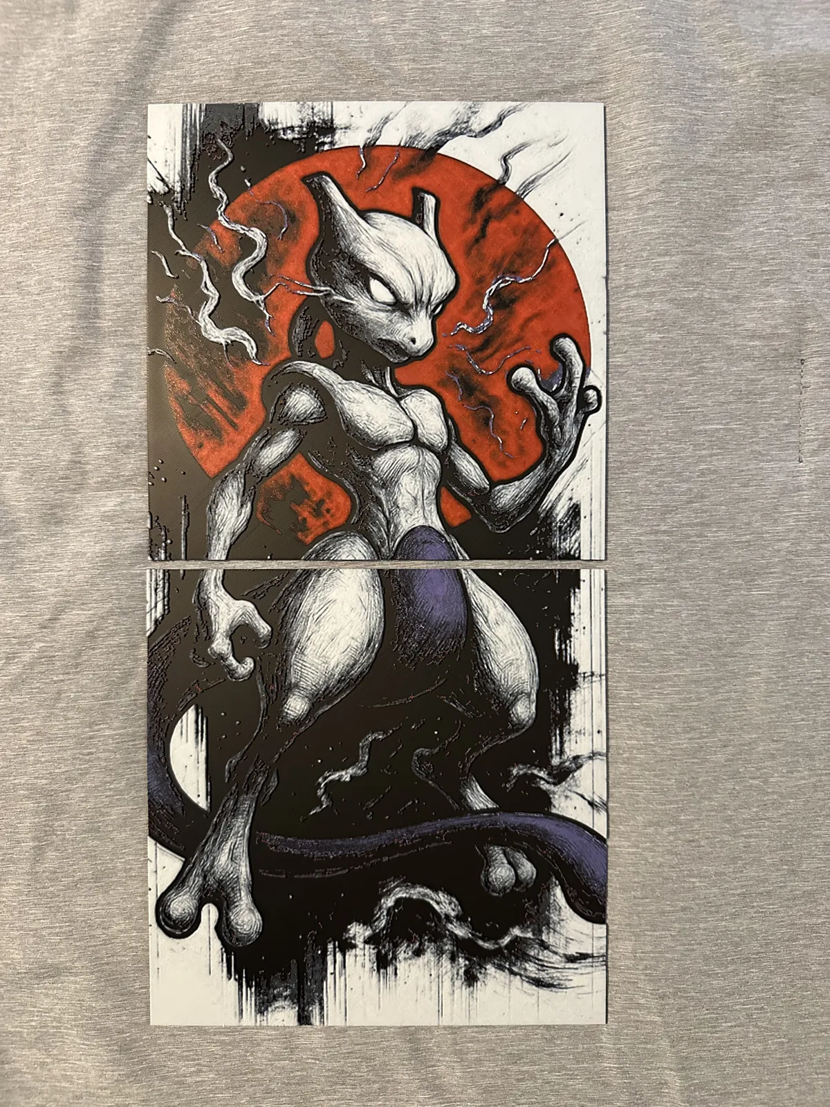 Mewtwo 2-piece Hueforge