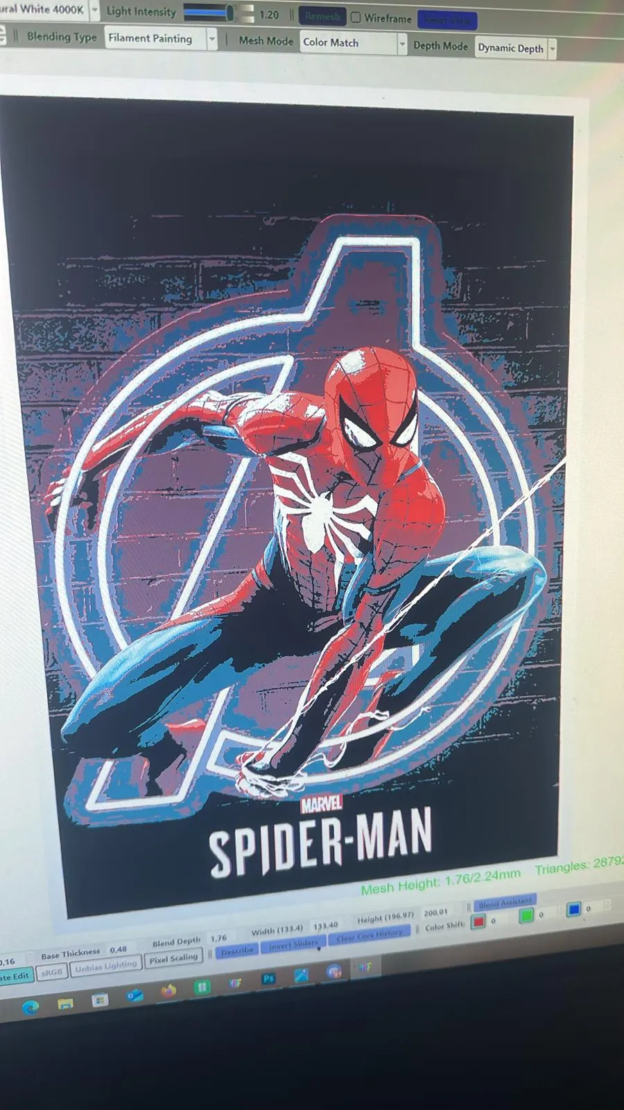 spider man hueforge