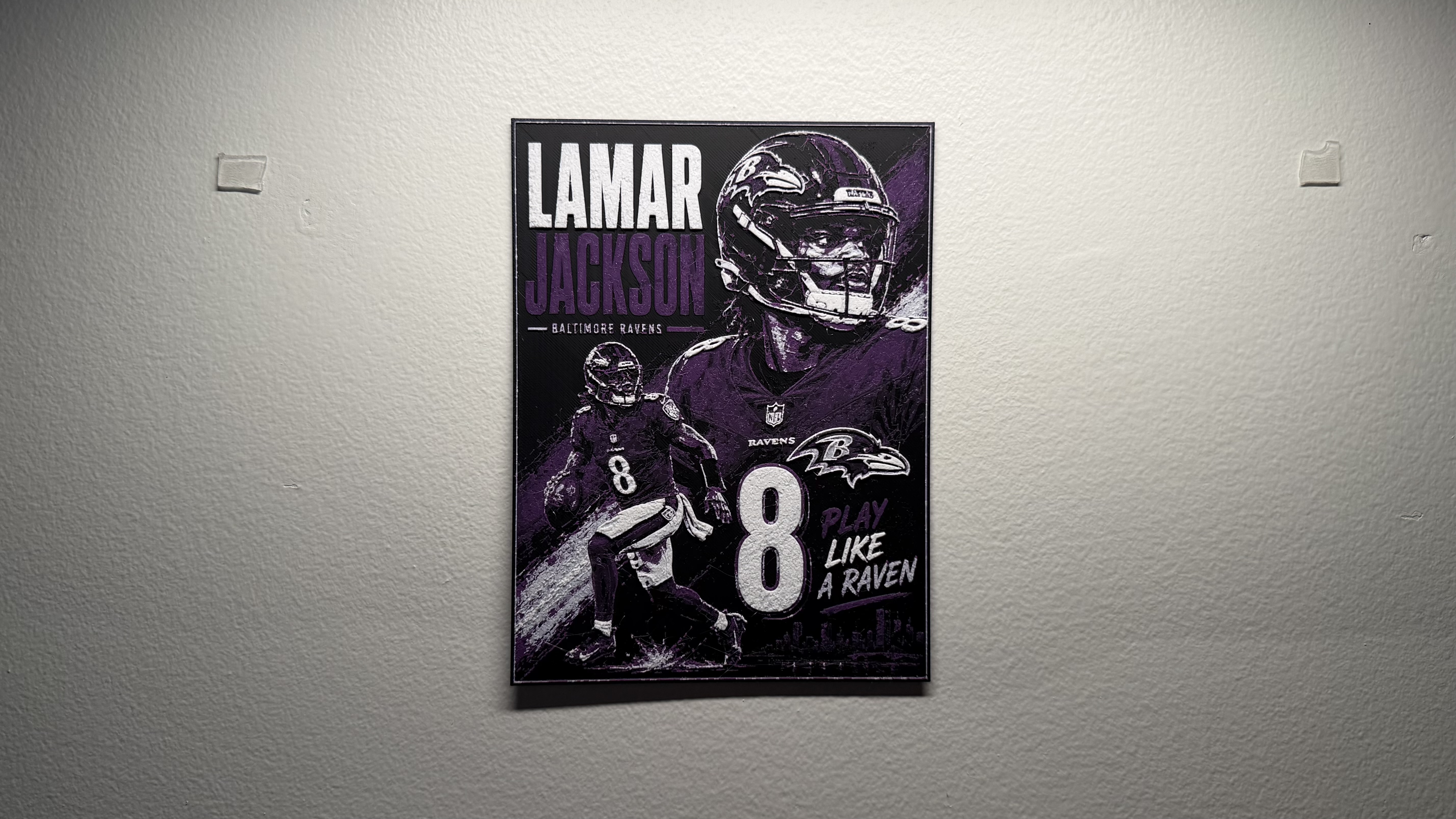 Lamar Jackson Poster HueForge