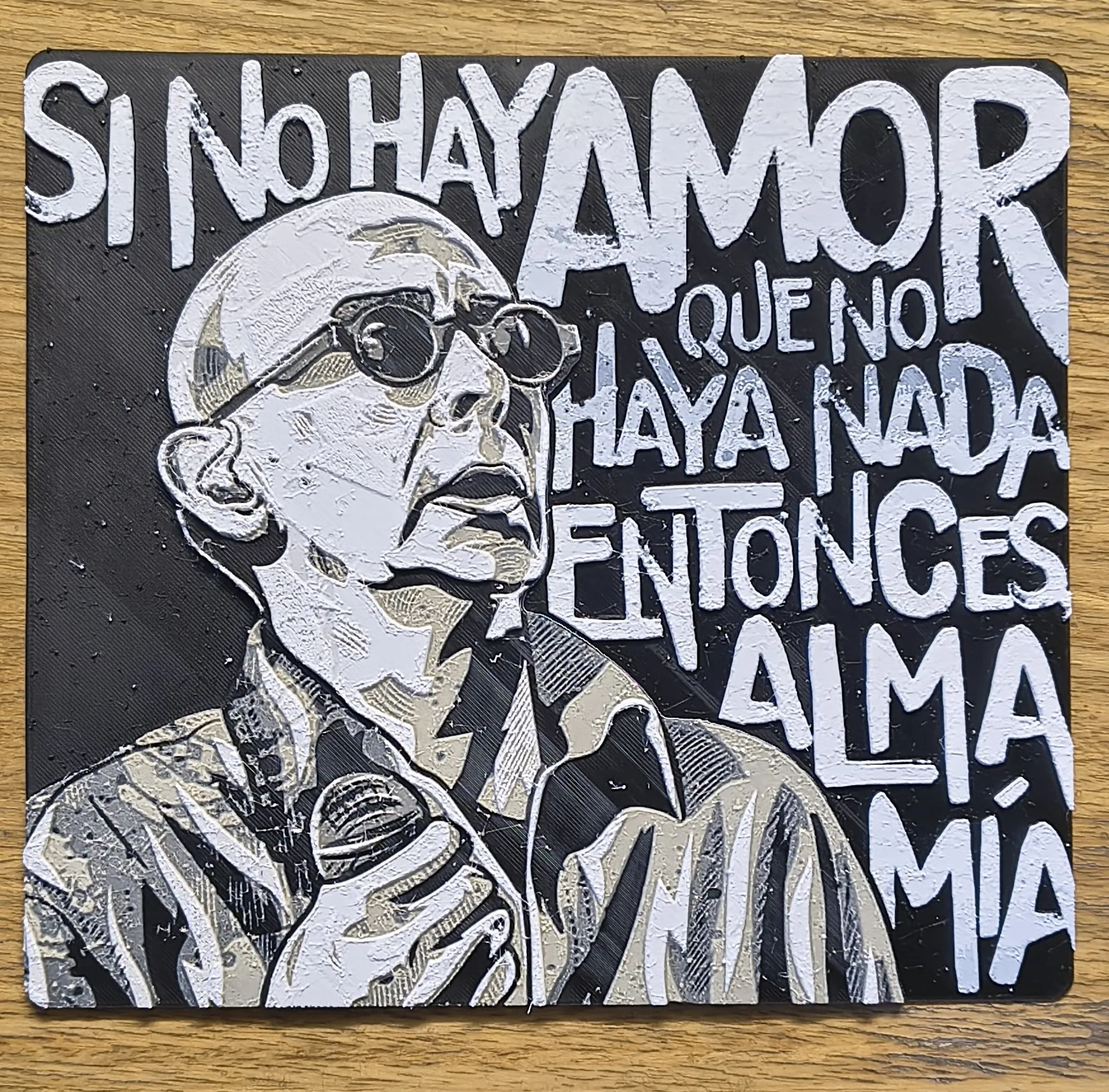 Cuadro Indio Solari estilo hueforge/ ams o sin ams