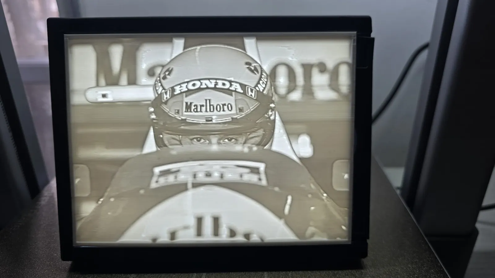 Litofania Ayrton Senna