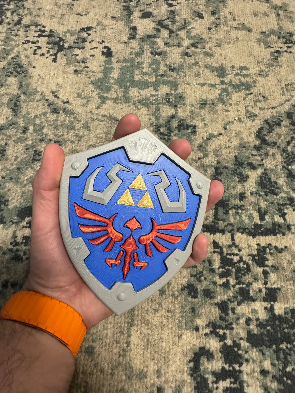 Zelda Hylian Shield & Master Sword With Wall Mount