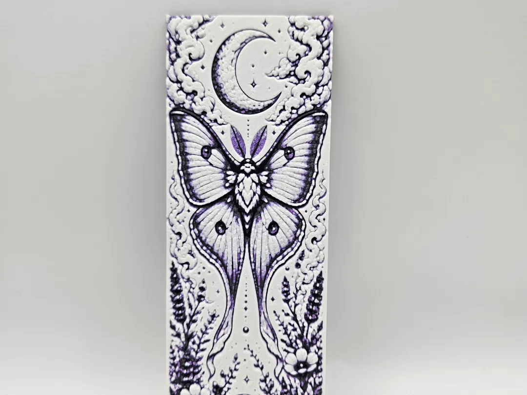 Enchanted moonlight series - Luna moth bookmark