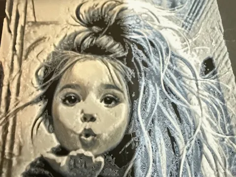 blowing a kiss to you