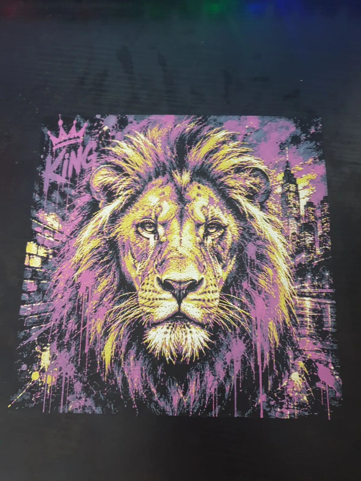 Graffiti King Lion – 5 Colour HueForge