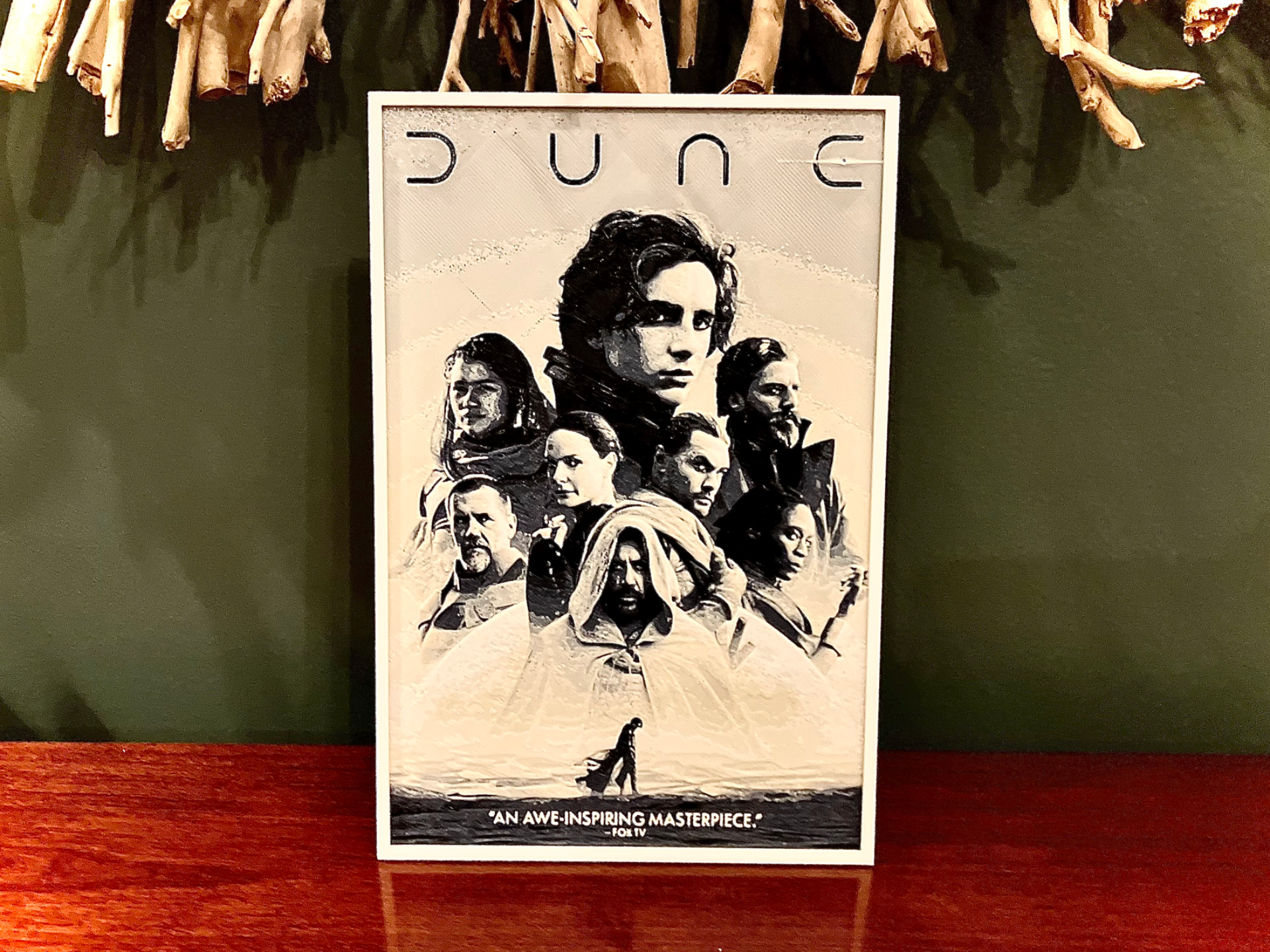 Dune: Part 1 Movie Cover HueForge