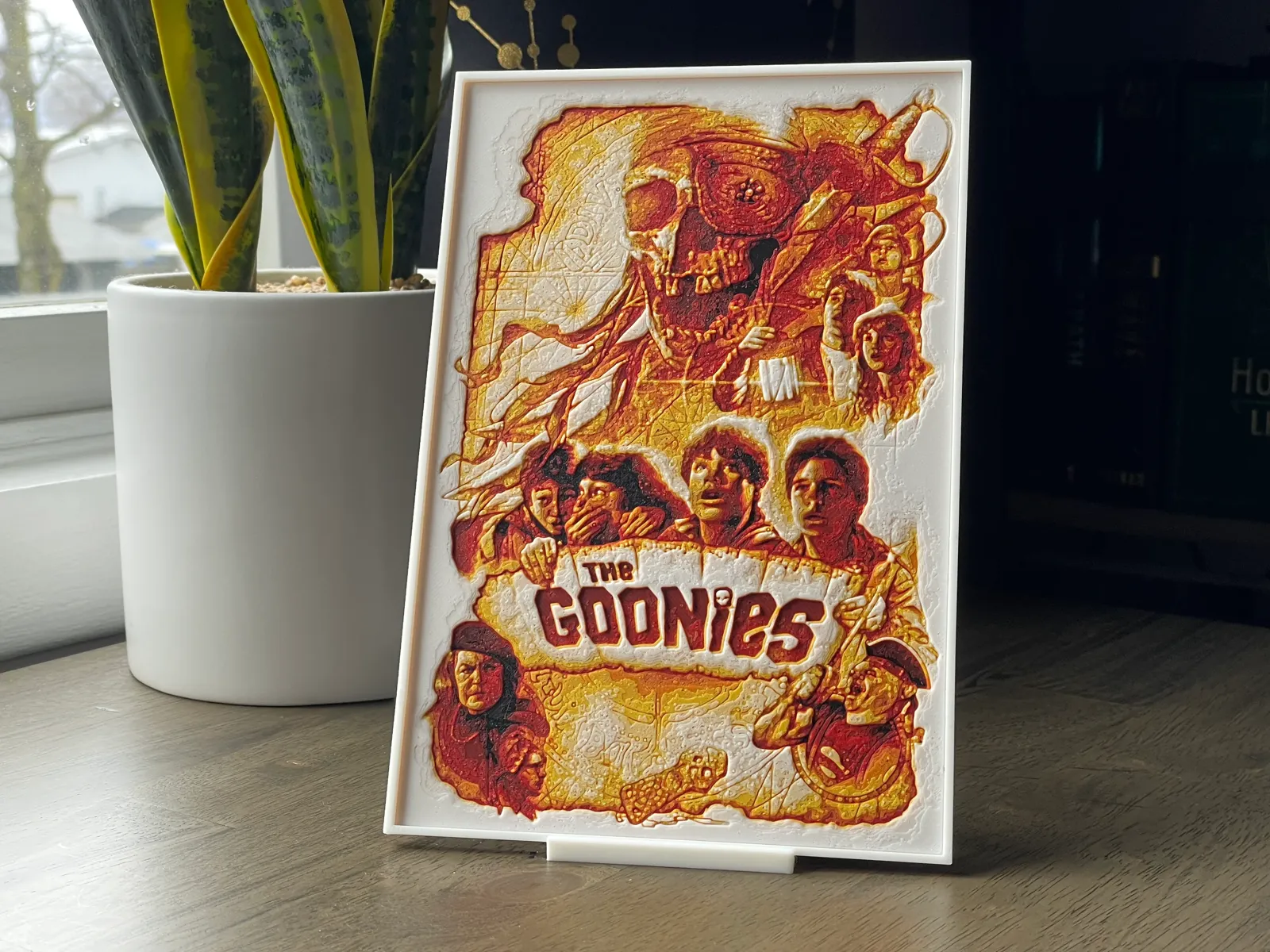 The Goonies (1985) Hueforge Movie Poster