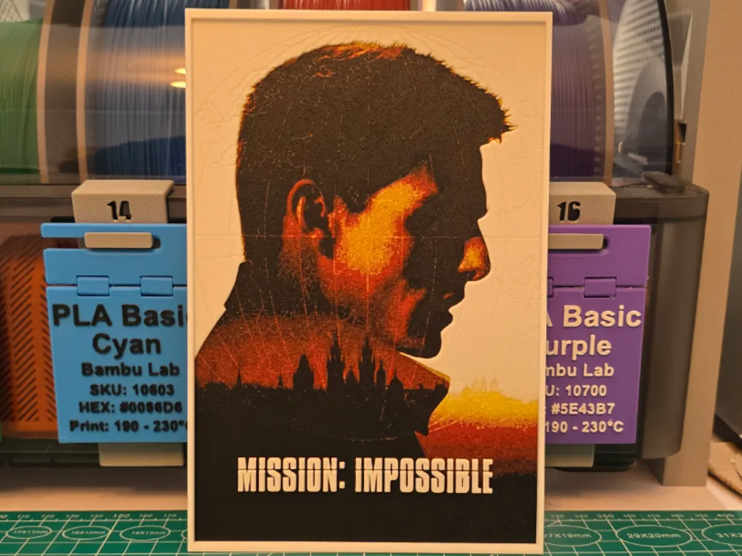 Mission: Impossible Movie Poster - Hueforge Art