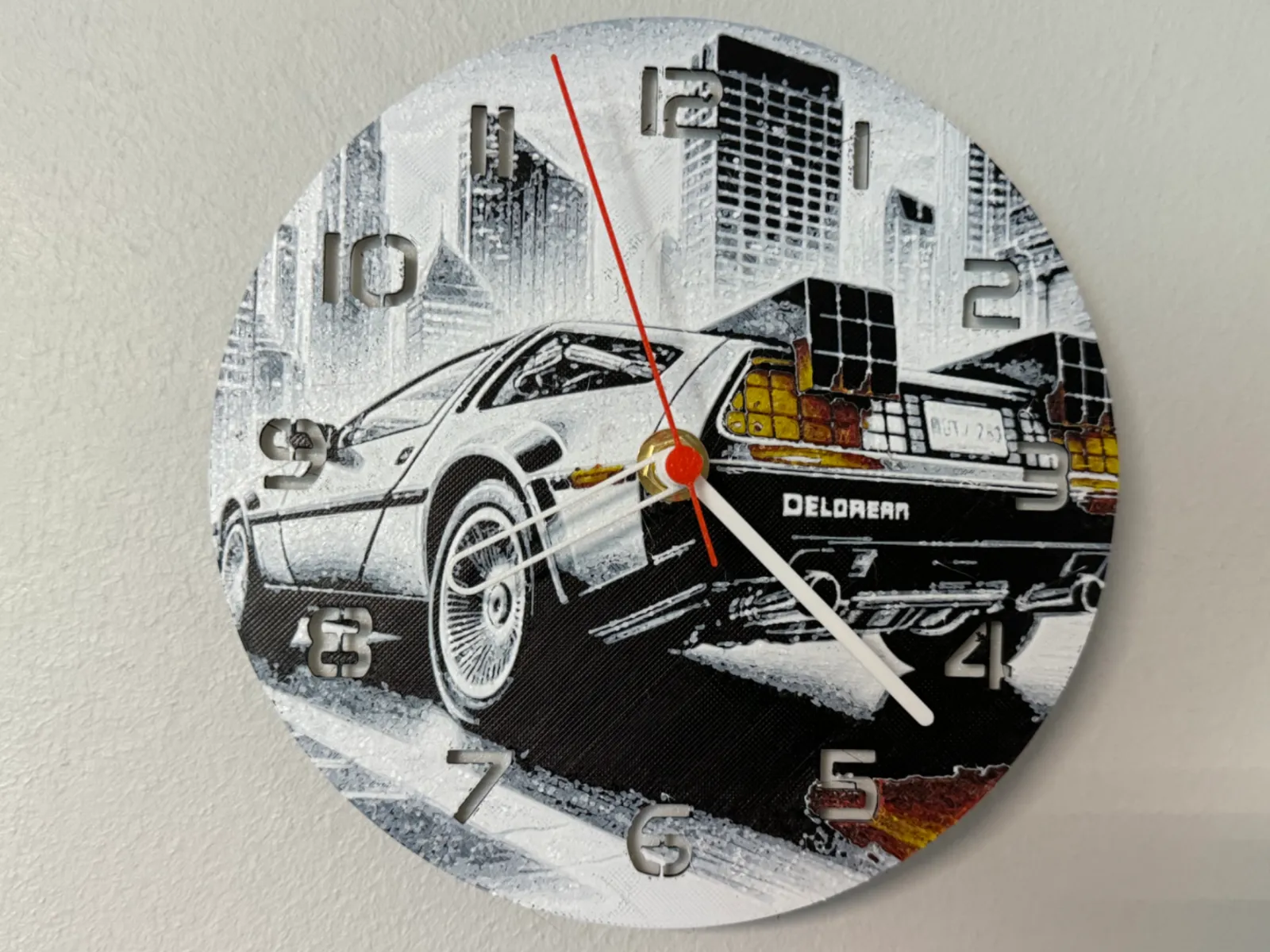 Wall / Desk Clock Back to the Future HueForge