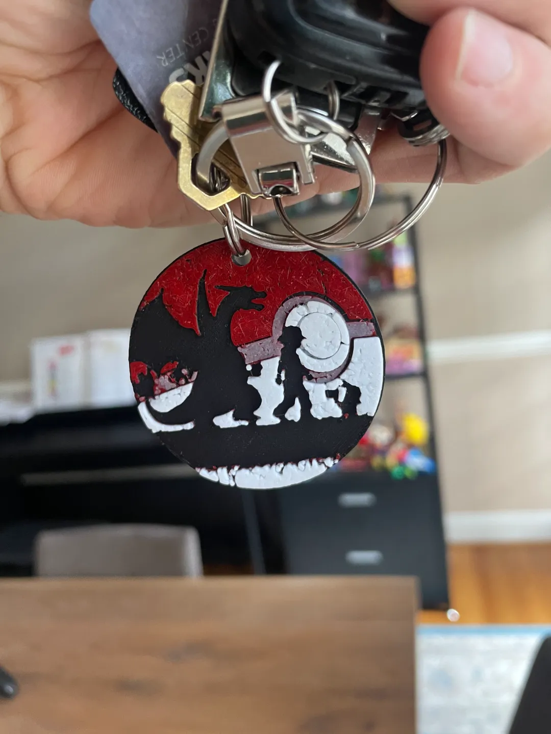 Pokemon Keychain / Pikachu / Charizard / hueforge