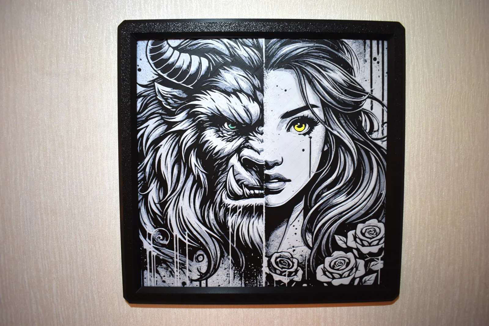 Beauty And the Beast Split Hueforge