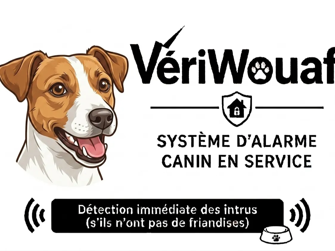 jack russel vériwouaf pancarte