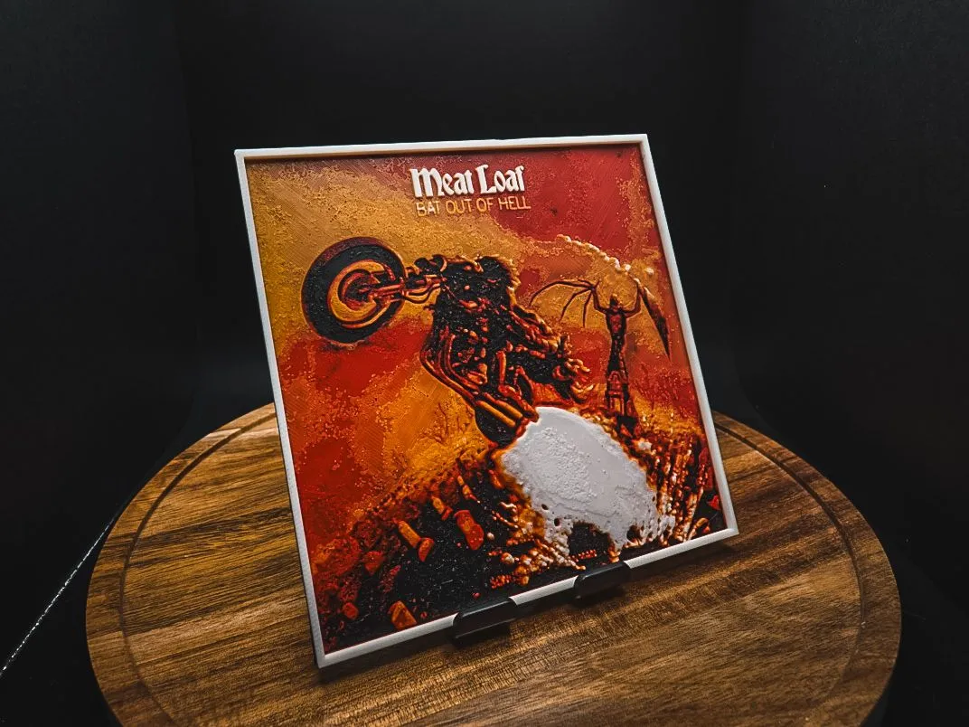 Meat Loaf – Bat Out Of Hell (Album Art - HueForge)