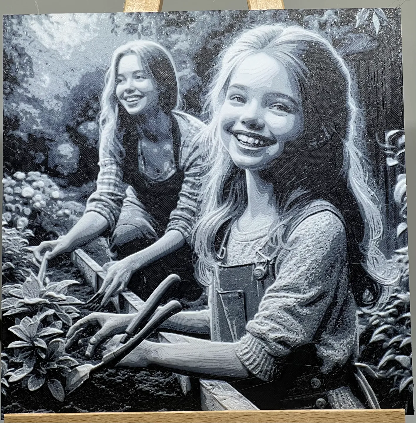Spending time with mom in the garden #2