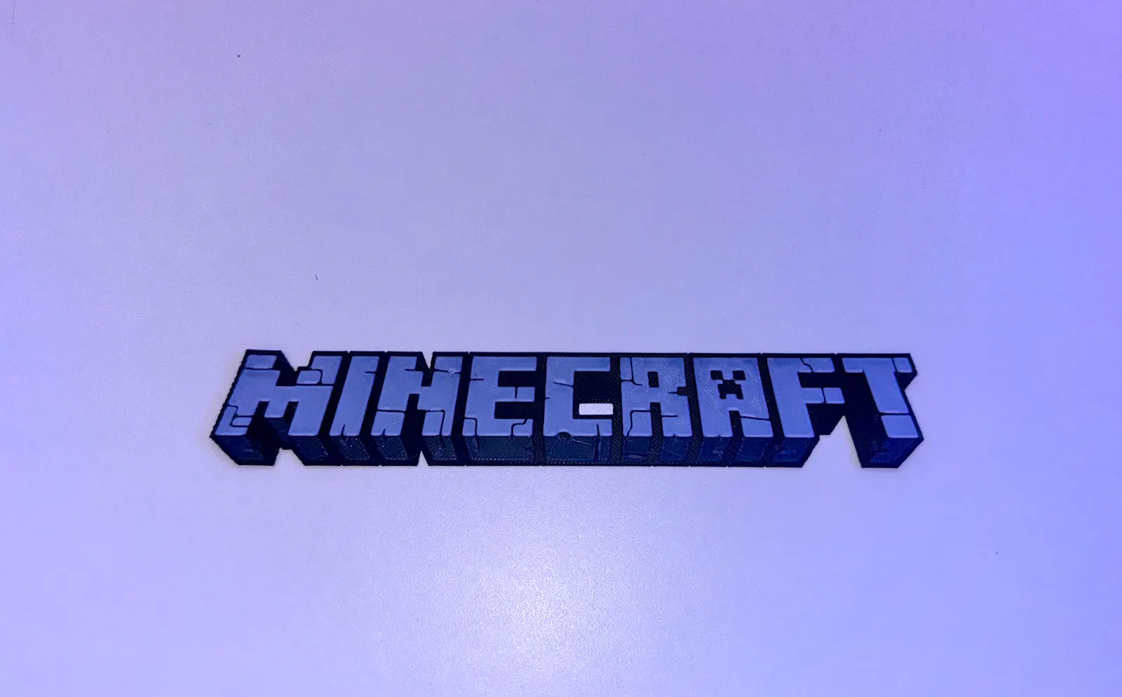 Minecraft logo (Hueforge)