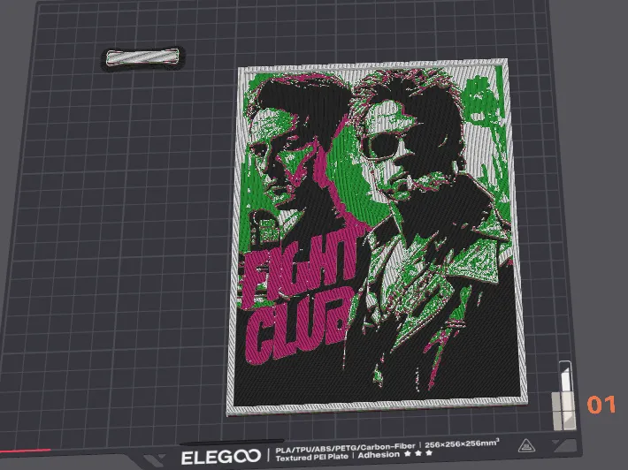 fight club 3d poster