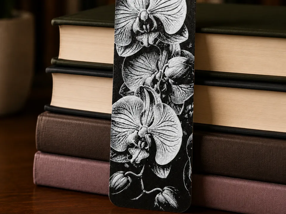 Orchid Bookmark (0.2mm)