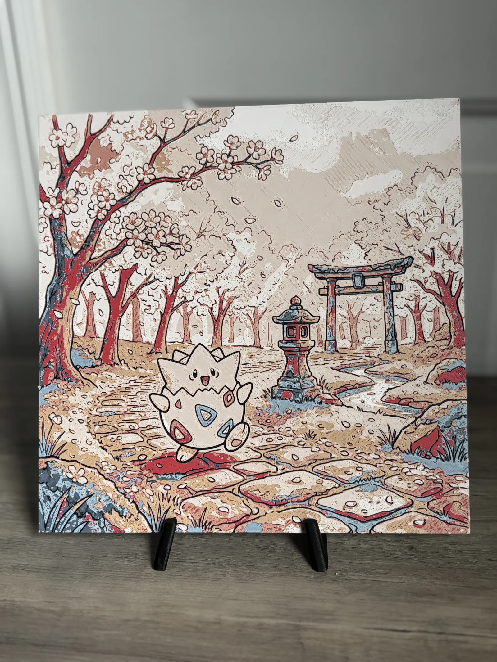 Togepi’s Path – 3D Hueforge Pokémon Art