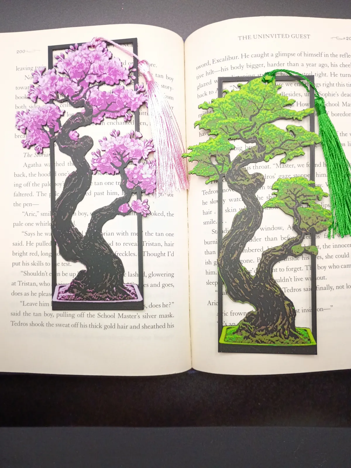 Sakura Bookmark Framed