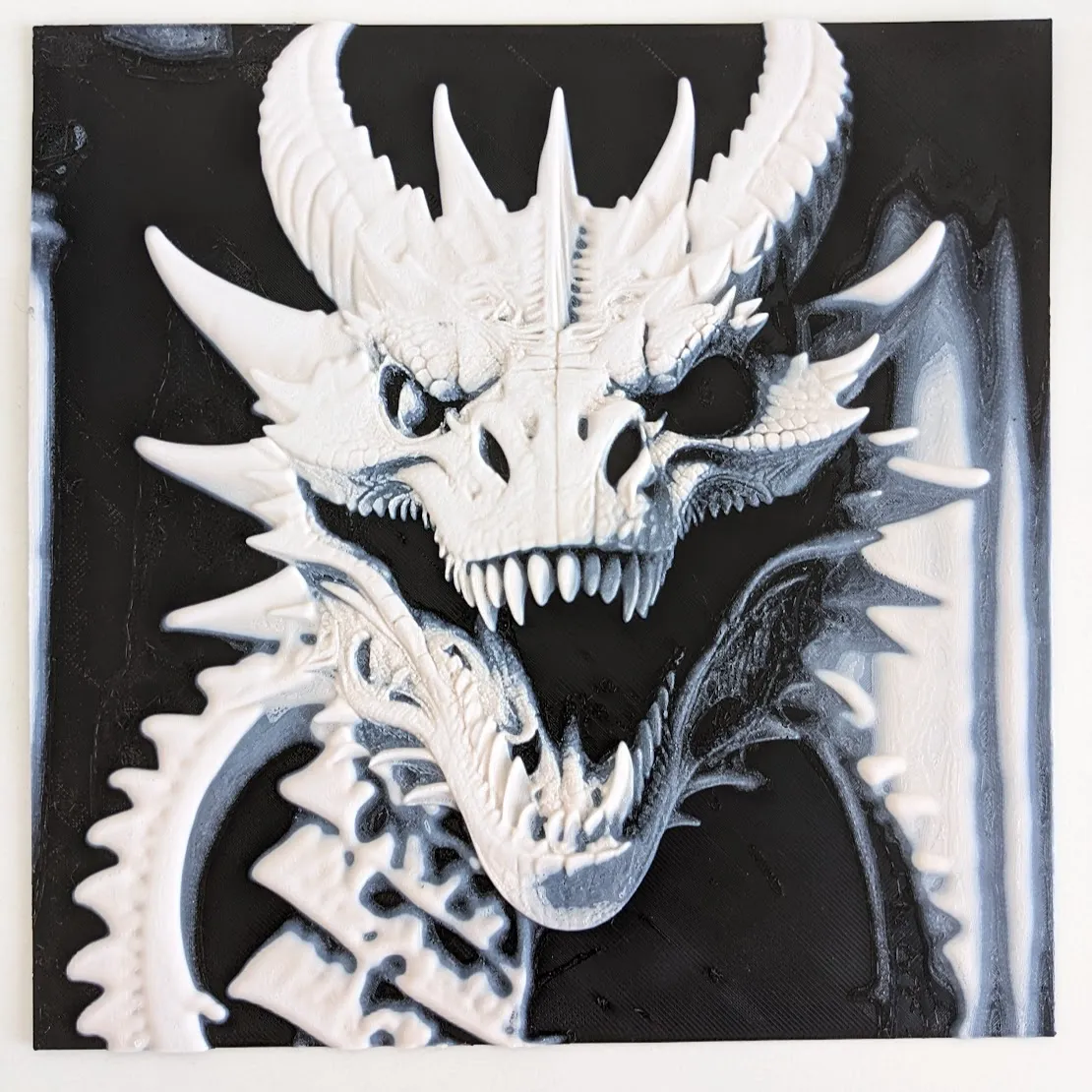 Bone Dragon (Filament Painting) - HueForge