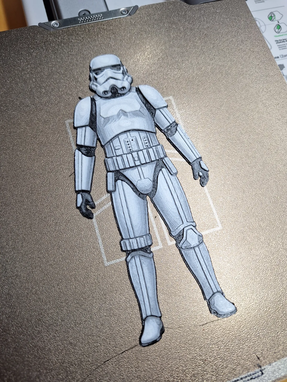 Star Wars Stormtrooper Cutout - Hueforge / 2D Art