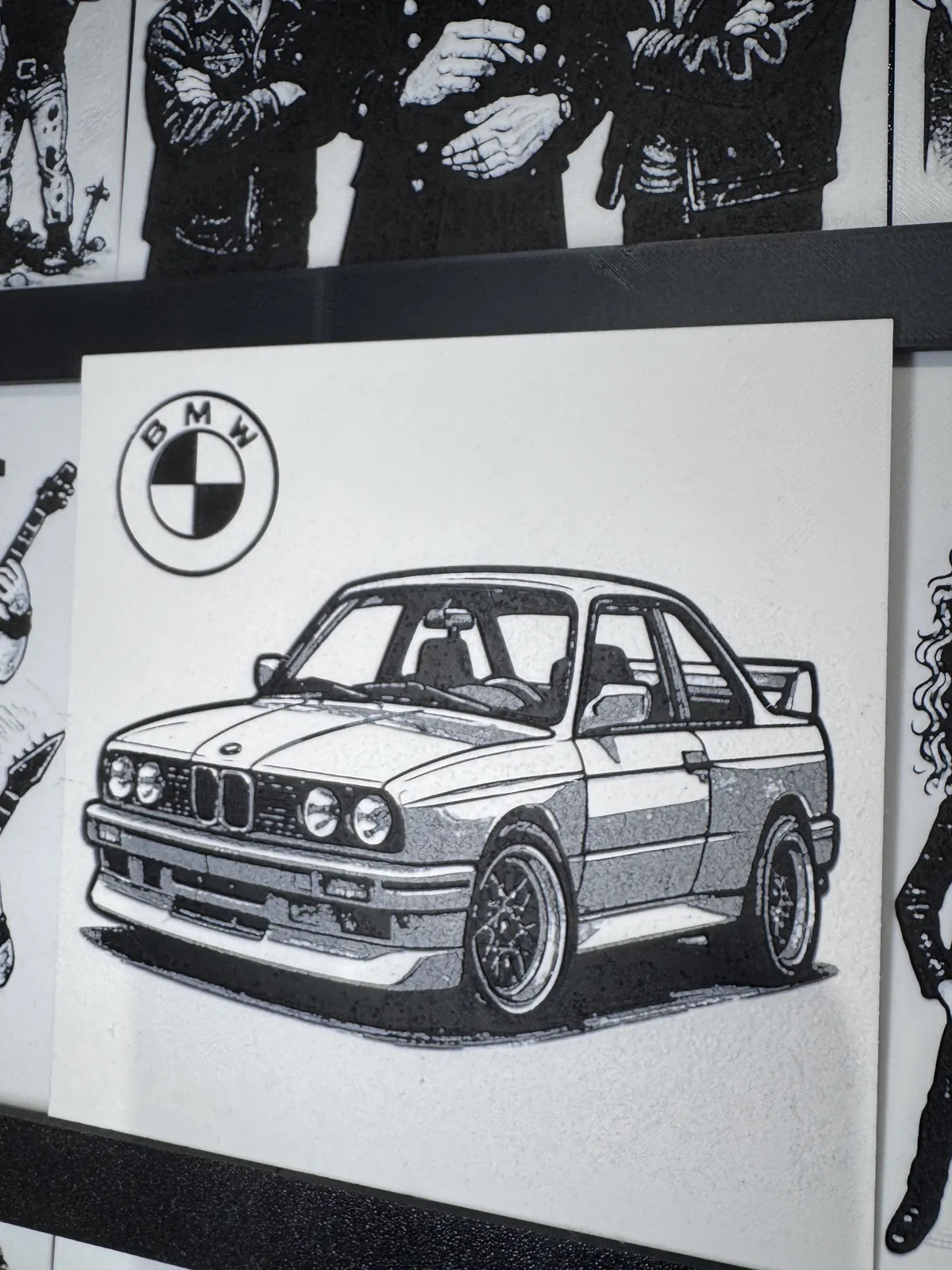 Hue Forge Karikatur 3er BMW