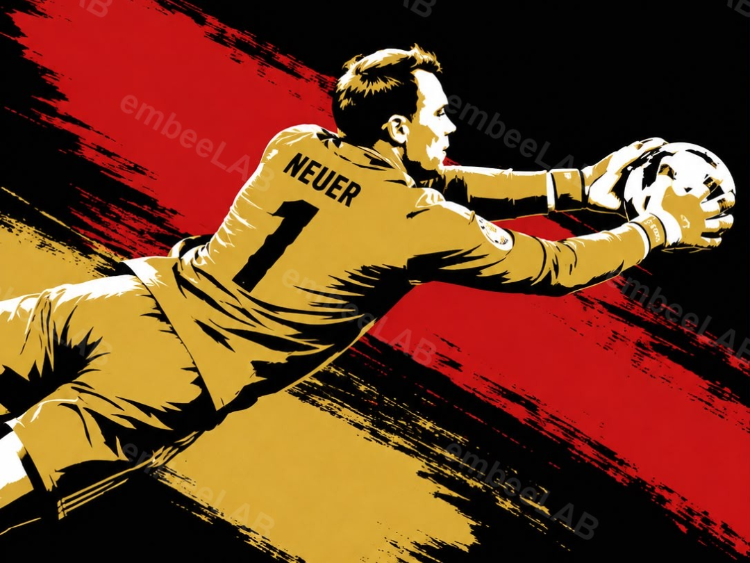 Manuel Neuer #1 Deutsch Torwart Goalkeeper Wallart