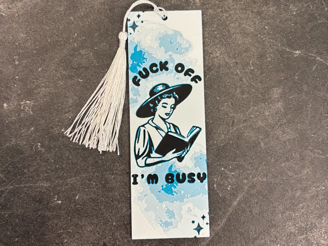 F Off Im Busy Bookmark Hueforge