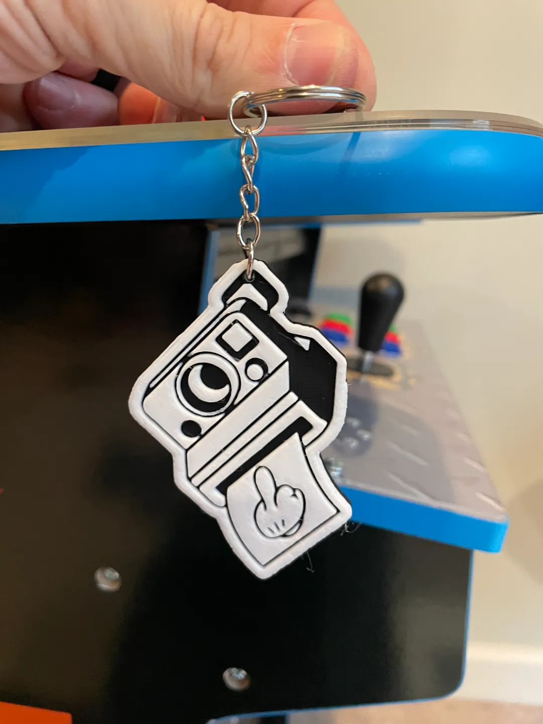 Mean Camera Keychain / Funny / 2 color