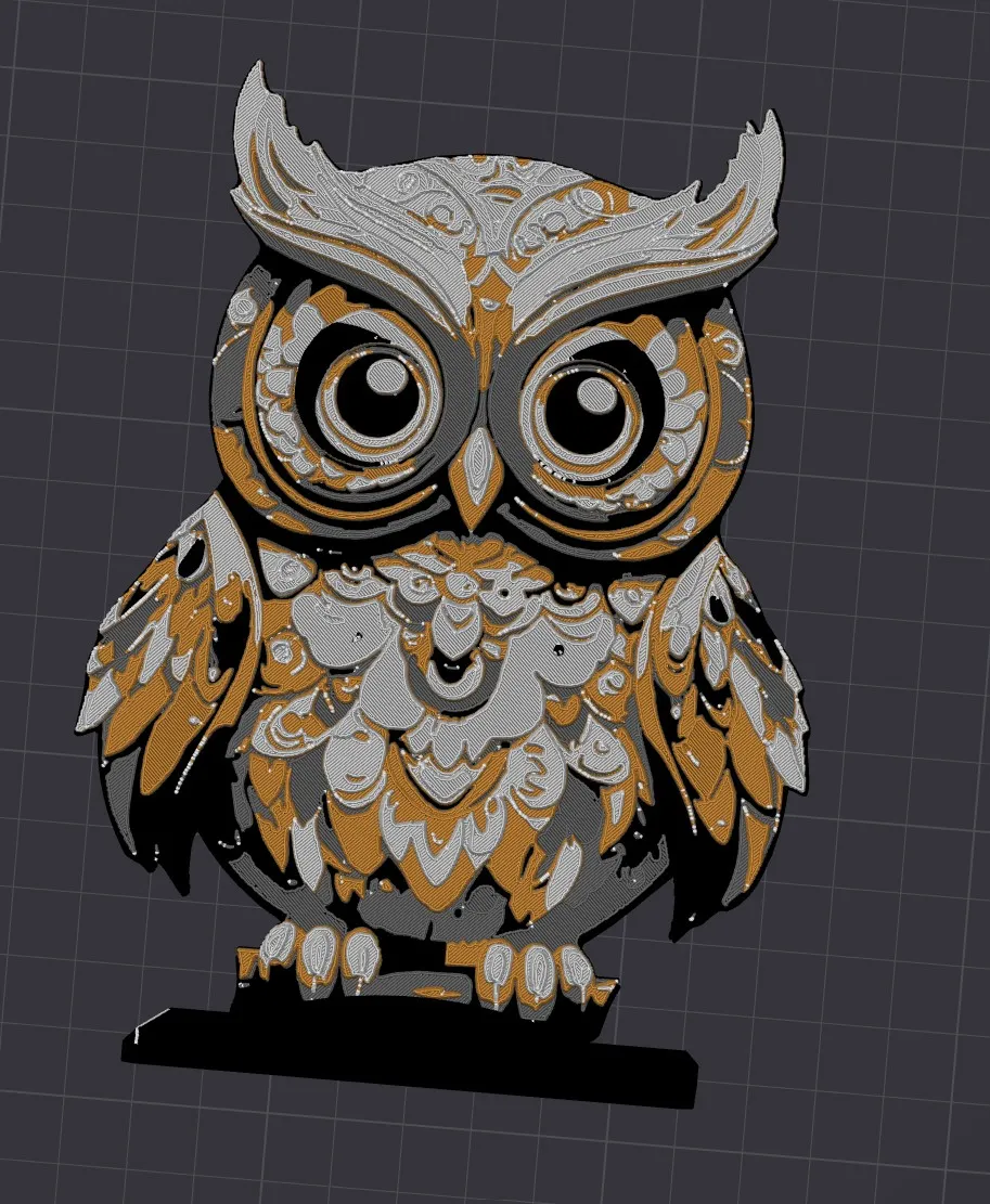 Owl phone holder