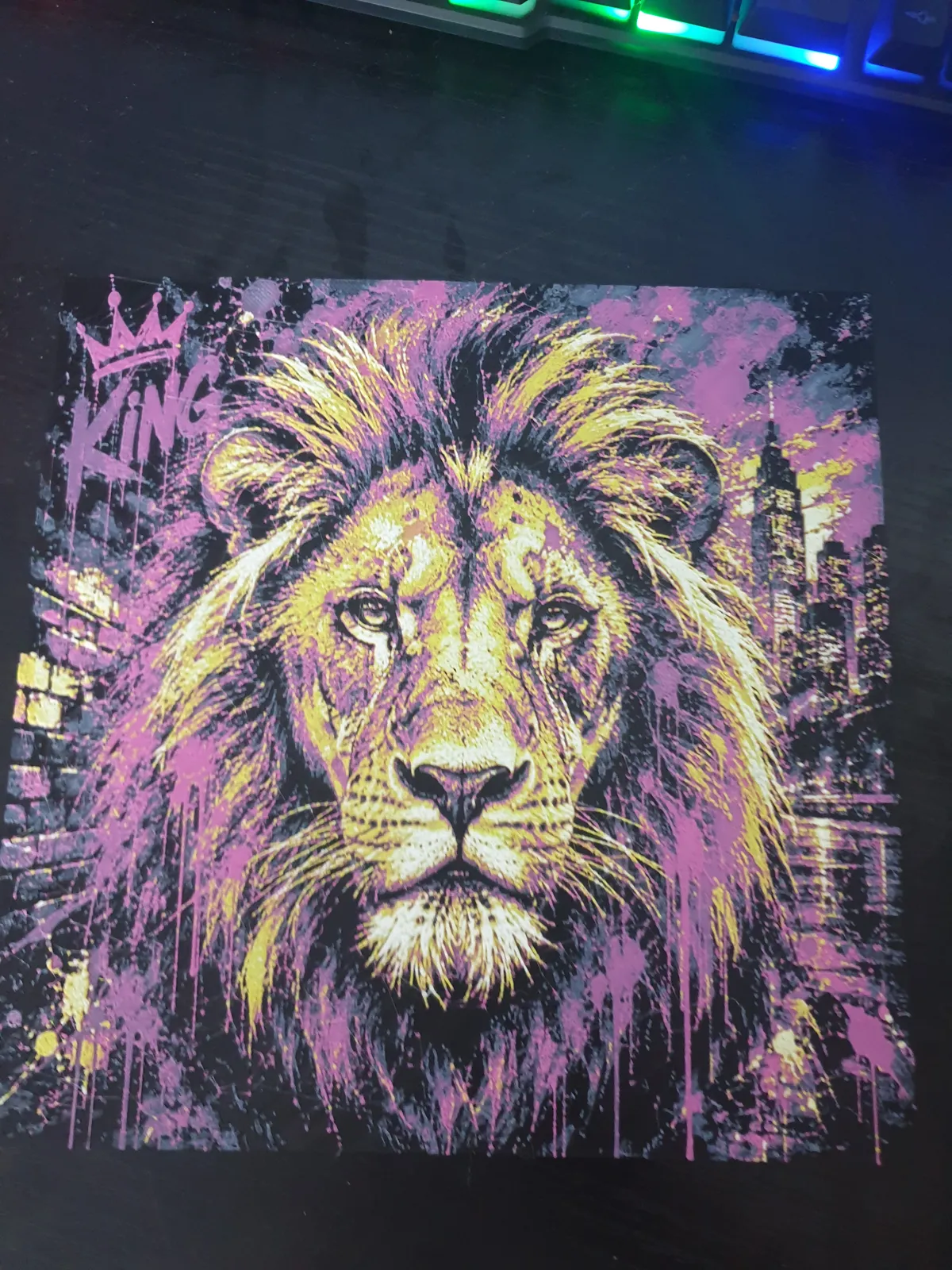 Graffiti King Lion – 5 Colour HueForge